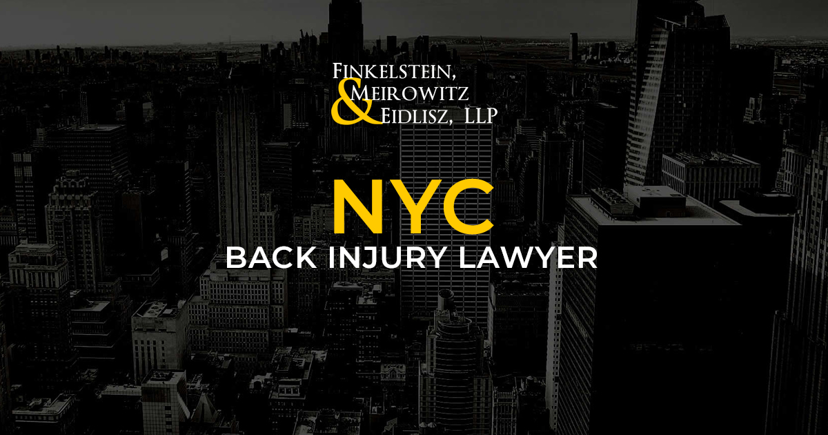 NYC Back Injury Lawyer